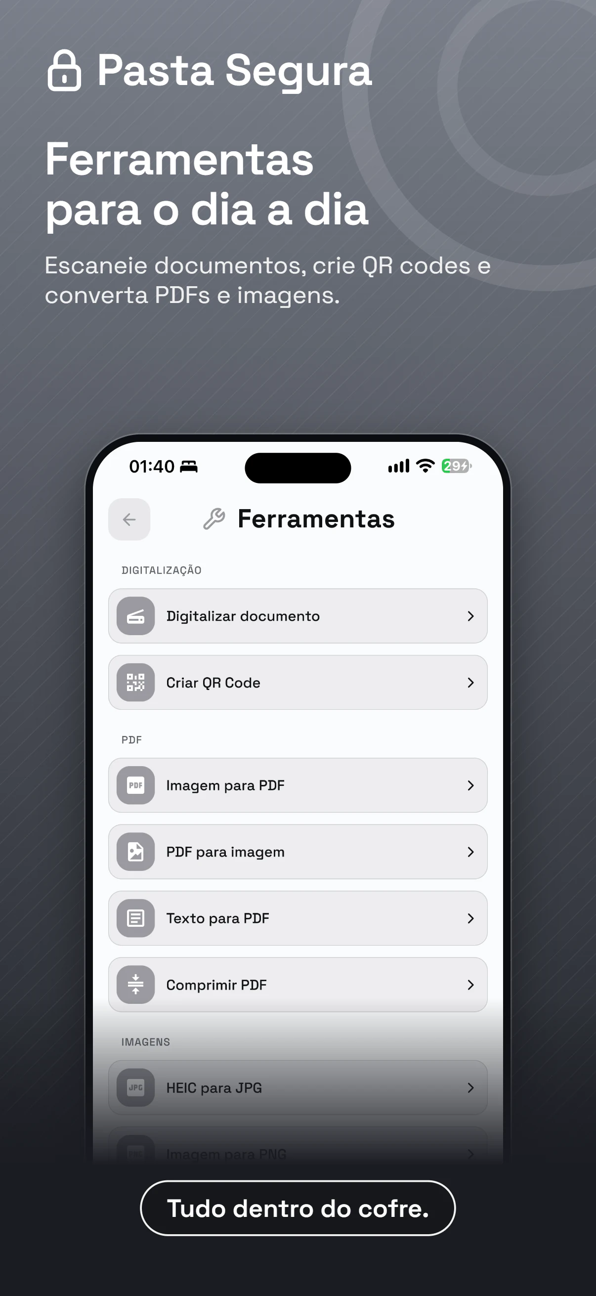 Ferramentas para o dia a dia: digitalizar documento, QR code e conversão de PDF